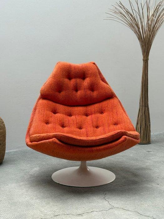 Artifort - Geoffrey D. Harcourt - Fauteuil - F588 - Textile, Antiquités & Art, Antiquités | Meubles | Chaises & Canapés