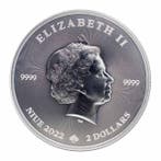 Niue. 2 Dollars 2022 1 oz Niue Shamrock Green Irish Flag