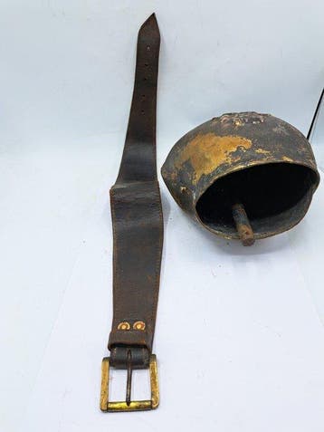 Decoratieve bel - Gigabel - Zwitserland - Koebel met Riem