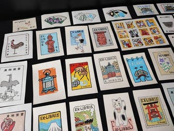 A Rare Collection of 83 Japanese Hand-Pulled Woodblock, Antiek en Kunst