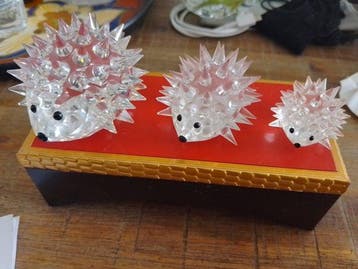 Swarovski - Beeldje - Egels ovaal groot middel en klein -