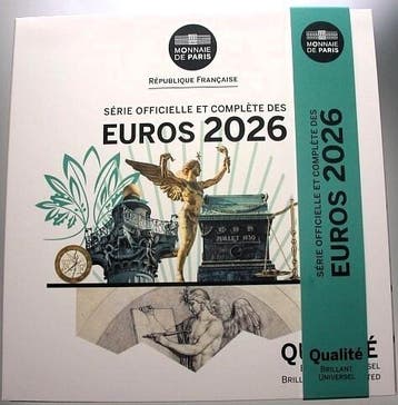 3,88 Euro,munten set 1 Cent-2 Euro 2026 Frankreich Republik, Postzegels en Munten, Munten | Europa | Euromunten, Verzenden, België
