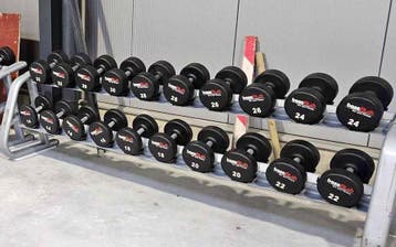 Lot Haltères en Uréthane 2-60 KG, Haltère