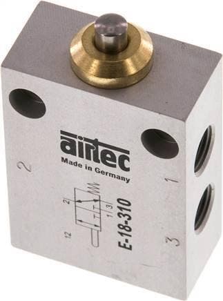 valve à tige universelle 3/2 G1/8 0-12bar/0-168psi Airtec, Verzenden, Nieuw