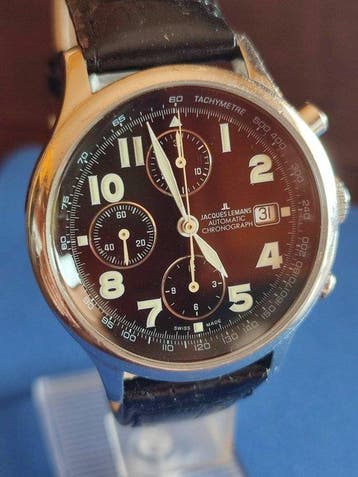 Jacques Lemans - Automatic Chronograph Date - Ref. 1-914 -, Nieuw