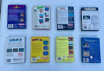 Nintendo - Nes - Lote de 8 Jogos NES PAL B — Coleção Vintage, Nieuw