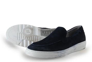 Floris van Bommel Loafers in maat 42½ Blauw, Vêtements | Hommes, Chaussures, Verzenden, Loafers