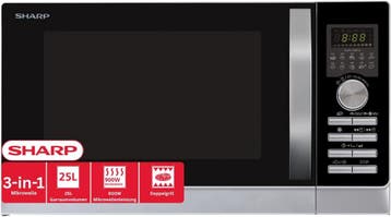 Sharp R843INW Combi-oven | Tweede kansje, OP = OP!, Elektronische apparatuur, Gebruikt, Verzenden, Grill, Draaiplateau