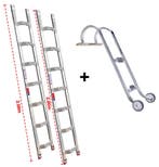 Altrex dakladderset met nokhaak 4m, Ophalen of Verzenden, Ladder