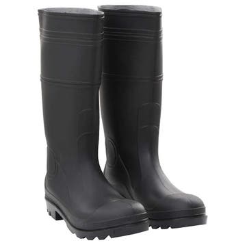 vidaXL Regenlaarzen maat 44 PVC zwart, Verzenden, Nieuw