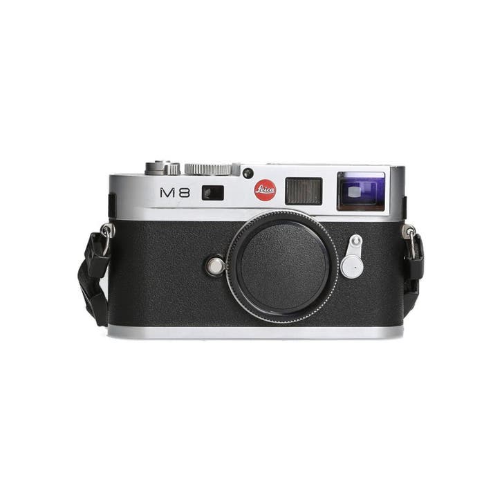 Leica M8 Silver Chrome (10702) · 34841 clicks, TV, Hi-fi & Vidéo, Appareils photo numériques, Enlèvement ou Envoi