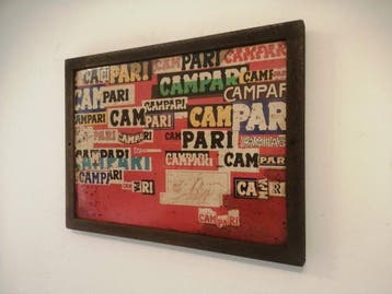 Davide Campari spa Milano - CA - Bruno Munari - Reclamebord