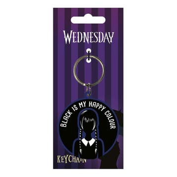 Wednesday  Sleutelhanger Happy Colour, Verzamelen, Ophalen of Verzenden, Nieuw