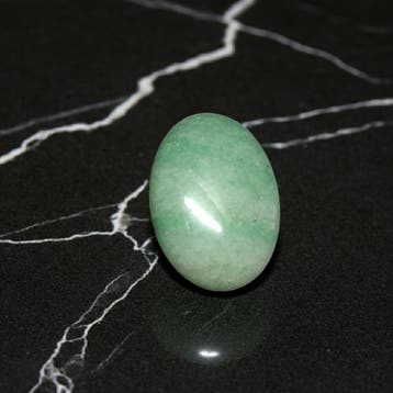 Natural Green Aventurine Palm Stone – Oval Polished Pocket C, Handtassen en Accessoires, Overige Accessoires, Verzenden, Nieuw