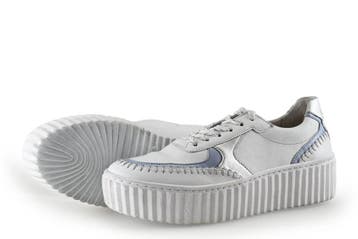 Gabor Sneakers in maat 39 Zilver, Kleding | Dames, Overige kleuren, Verzenden, Gabor, Zo goed als nieuw