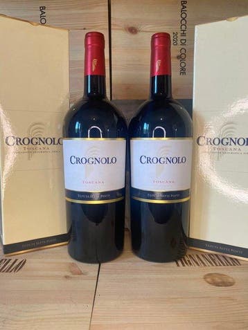 2023 Tenuta Sette Ponti Crognolo - Toscane IGT - 2 Magnums, Verzamelen, Nieuw