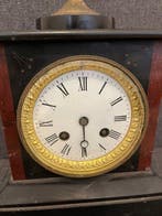 Horloge de table - Antique Marbre, Laiton - 1880-1920 - Avec
