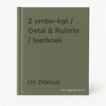 2 vmbo-kgt / Getal & Ruimte / leerboek 9789001078911, Boeken, Verzenden, Zo goed als nieuw, J.H. Dijkhuis