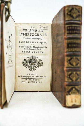 Hippocrate & André Dacier - Les œuvres dHippocrate