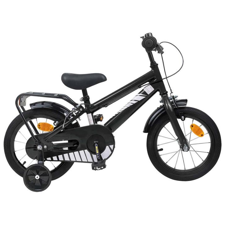 vidaXL Kinderfiets 12 Inch voor 2-4 jaar oud Zwart, Vélos & Vélomoteurs, Vélos | Vélos de course, Envoi