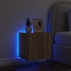 vidaXL Tv-wandmeubel met LED-verlichting 40,5x35x40 cm, Huis en Inrichting, Kasten |Televisiemeubels, Verzenden, Nieuw