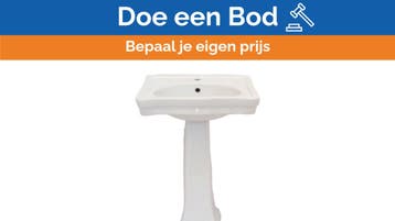 Bieden: Cesame 85655 epoque lavabo 60 white, Doe-het-zelf en Bouw, Ophalen of Verzenden, Nieuw