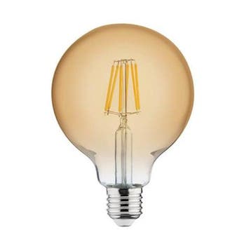 LED Lamp Filament Trion Kalon E27 6W 2700K Aluminium Amber, Verzenden, Nieuw