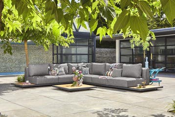 Suns Kota loungeset links light anthracite SALE |, Nieuw