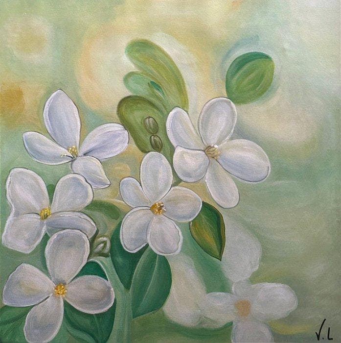 Victoria Lemée - Douceur Huile sur Toile XL, Antiquités & Art, Art | Objets design