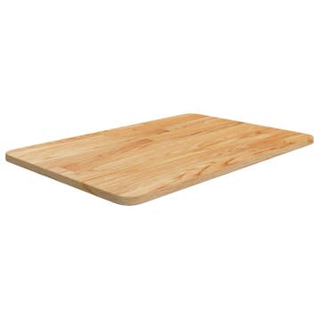 vidaXL Wastafelblad 60x40x1,5cm behandeld massief hout, Verzenden, Nieuw