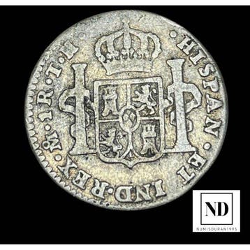 Royaume d’Espagne. Fernand VII. Real 1810 - México (Sans