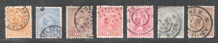 Nederland 1891/1924 - Koningin Wilhelmina Hangend Haar -, Postzegels en Munten, Postzegels | Nederland