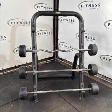 Technogym - Barbell Rack - Incl. Barbells - Zwart, Sport en Fitness, Fitnessmaterialen, Ophalen of Verzenden, Nieuw, Overige typen