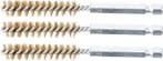 Bgs Technic Messingborstel 10 mm 6,3 mm (1/4) 3-dlg, Auto-onderdelen, Banden en Velgen, Verzenden, Nieuw
