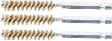 Bgs Technic Messingborstel 10 mm 6,3 mm (1/4) 3-dlg, Auto-onderdelen, Banden en Velgen, Verzenden, Nieuw