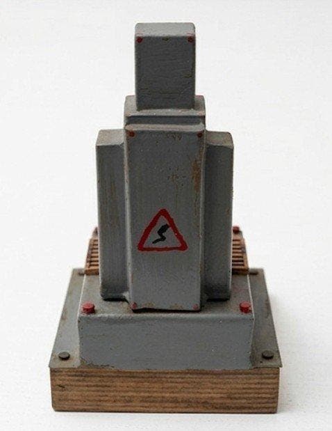 sculptuur, Scultura Industriale Fiat Velivoli (1983) -, Antiquités & Art, Antiquités | Assiettes décoratives & Carrelages