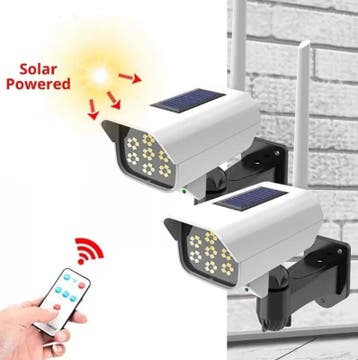 Dummy solar sensor camera LED lamp buiten waterdicht *wit*, Verzenden