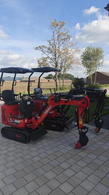 GOEDKOOPTS Kingway minigraafmachine minigraver wiellader, Verzenden, Graafmachine