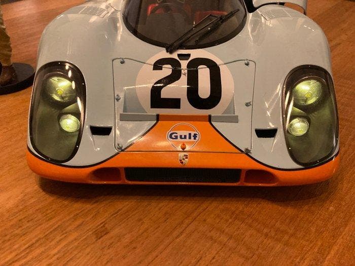IXO 1:8 - Model raceauto - Porsche 917 Gulf, Hobby & Loisirs créatifs, Voitures miniatures | 1:5 à 1:12
