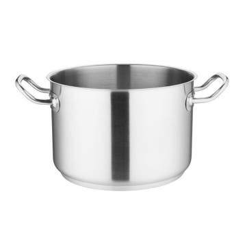 Kookpan | RVS | 7.2L | Div. Warmtebronnen | Ø240x166(h)mm, Verzenden, Nieuw in verpakking