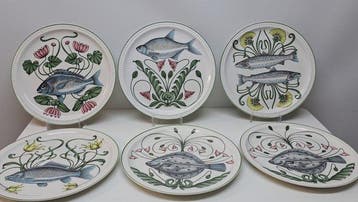 Villeroy & Boch - Assiette à dîner (6) - Atlantic -, Antiquités & Art