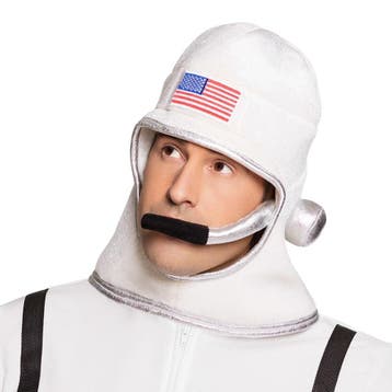 Hoed Astronaut Wit 39cm, Verzenden, Nieuw