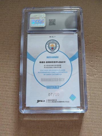2024/25 DAKA DAKA Mateo Kovai IN-SL-7 Gesigneerde kaart,, Nieuw