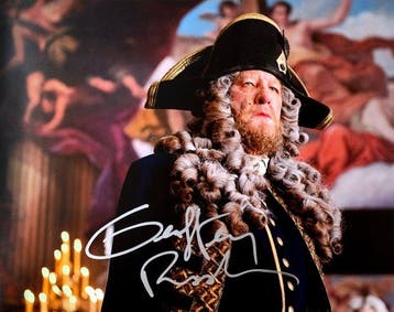 Geoffrey Rush (Captain Barbossa) in Pirates of the