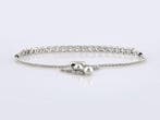 Armband - 14 karaat Witgoud - 2.12ct. tw. Diamant