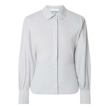IRO • blouse Janine in ice gray • 36 (FR38), Verzenden, Nieuw, Maat 36 (S), Grijs