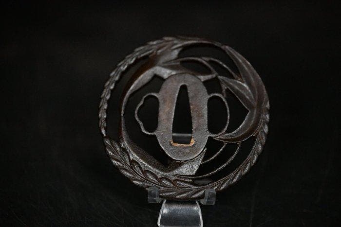 Ijzeren tsuba gesigneerd Masatsugu - ijzer - Japan - Edo, Antiek en Kunst, Antiek | Overige Antiek