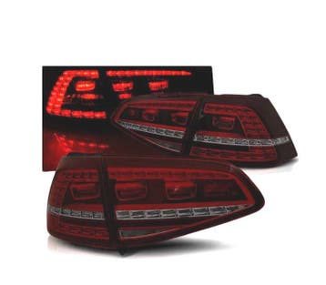 Feux Arrière Pour Volkswagen Vw Golf 7 12-17 Look Gti Rouge, Autos : Pièces & Accessoires, Verzenden