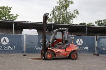 Veiling: Heftruck Linde H40D-04 Diesel 4000kg 5.5m 2001, Ophalen