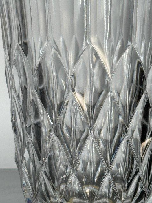 Val Saint Lambert - Vase - Cristal - Vase cristal et doré, Antiek en Kunst, Kunst | Designobjecten